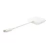 USB Type C uz HDMI sieviešu/USB A sieviešu/PD adapteris Equip 133461