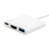 USB Type C uz HDMI sieviešu/USB A sieviešu/PD adapteris Equip 133461