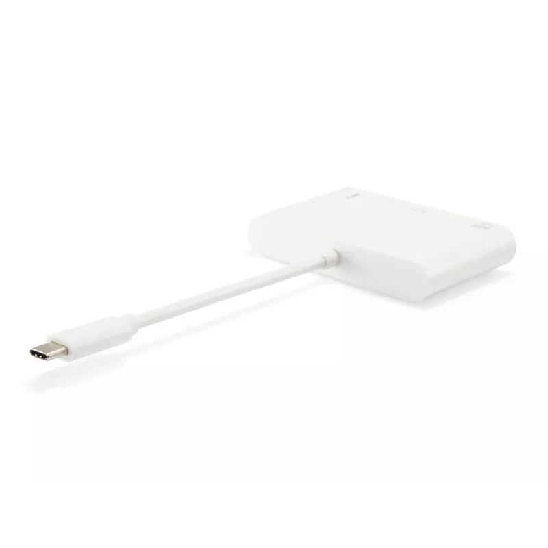 USB Type C uz VGA sievišķo/USB A sievišķo/PD adapteris Equip 133462