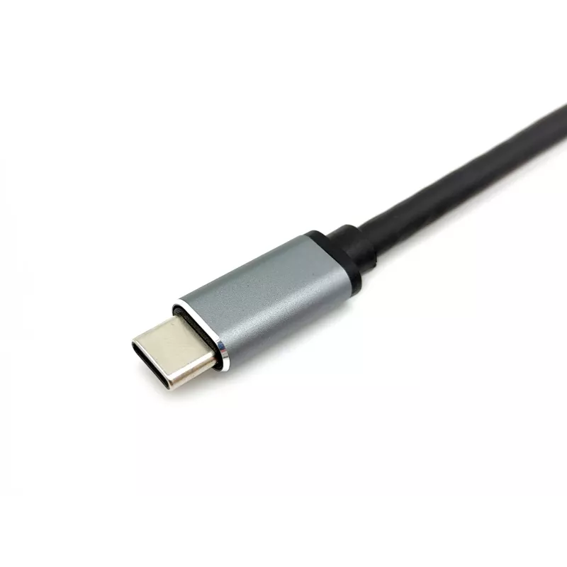 Equip USB-C 4 in 1 Dual HDMI Adapter, USB 3.2 Gen 1 (3.1 Gen 1) Type-C, Sudraba, 4K Ultra HD, 30 Hz, HDMI, Alumīnijs