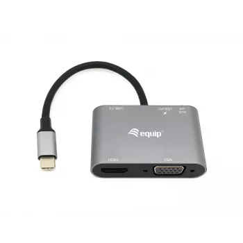 Equip USB-C 5 in 1 multifunkcionālais adapteris