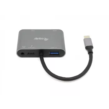 Equip USB-C 5 in 1 multifunkcionālais adapteris