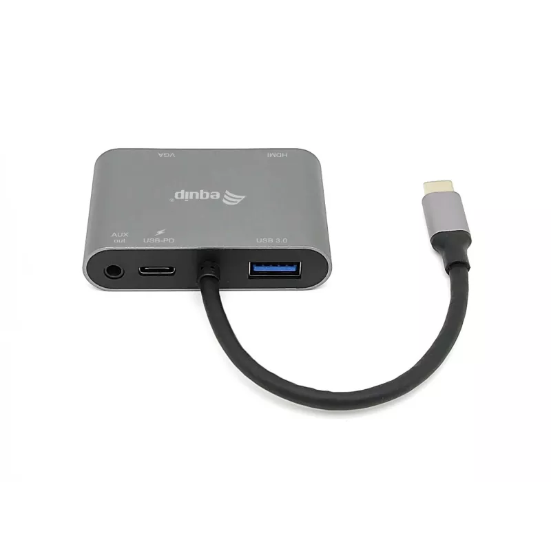 Equip USB-C 5 in 1 multifunkcionālais adapteris