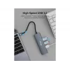 Equip USB-C 5 in 1 MULTIFUNKCIONĀLS adapteris, HDMI, USB 3.2 GEN1, 100W USB PD