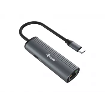 Equip USB-C uz RJ45 Gigabit tīkla un PD adapteris USB Type-C 100W