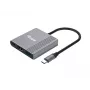 Equip 3-in-1 USB-C uz HDMI / USB-A / USB PD adapteris, 3.2 Gen 1 (3.1 Gen 1), USB Type-C, HDMI izeja, 3840 x 2160 pikseļi