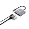 Equip 3-in-1 USB-C uz HDMI / USB-A / USB PD adapteris, 3.2 Gen 1 (3.1 Gen 1), USB Type-C, HDMI izeja, 3840 x 2160 pikseļi
