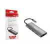 Equip USB-C 9 in 1 multifunkcionāls adapteris, HDMI 4K/60Hz, Gigabit LAN, USB 3.2 GEN1, SD/TF, 100W USB PD