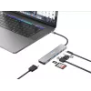 Equip USB-C 7 vienā daudzfunkcionālais adapteris, HDMI 4K/60Hz, USB 3.2 Gen1 x 3, TF/Mikro SD, 100W USB PD