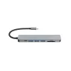 Equip USB-C 7 vienā daudzfunkcionālais adapteris, HDMI 4K/60Hz, USB 3.2 Gen1 x 3, TF/Mikro SD, 100W USB PD