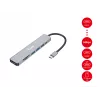 Equip USB-C 7 vienā daudzfunkcionālais adapteris, HDMI 4K/60Hz, USB 3.2 Gen1 x 3, TF/Mikro SD, 100W USB PD