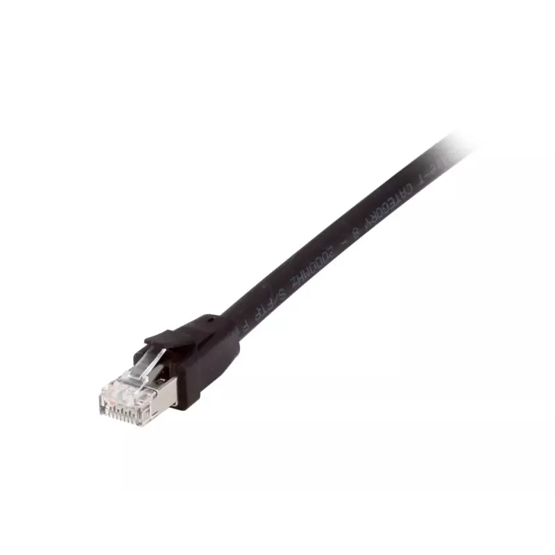 Equip Cat 8.1 S/FTP (PIMF) komutācijas kabelis, LSOH, 2,0 m, melns