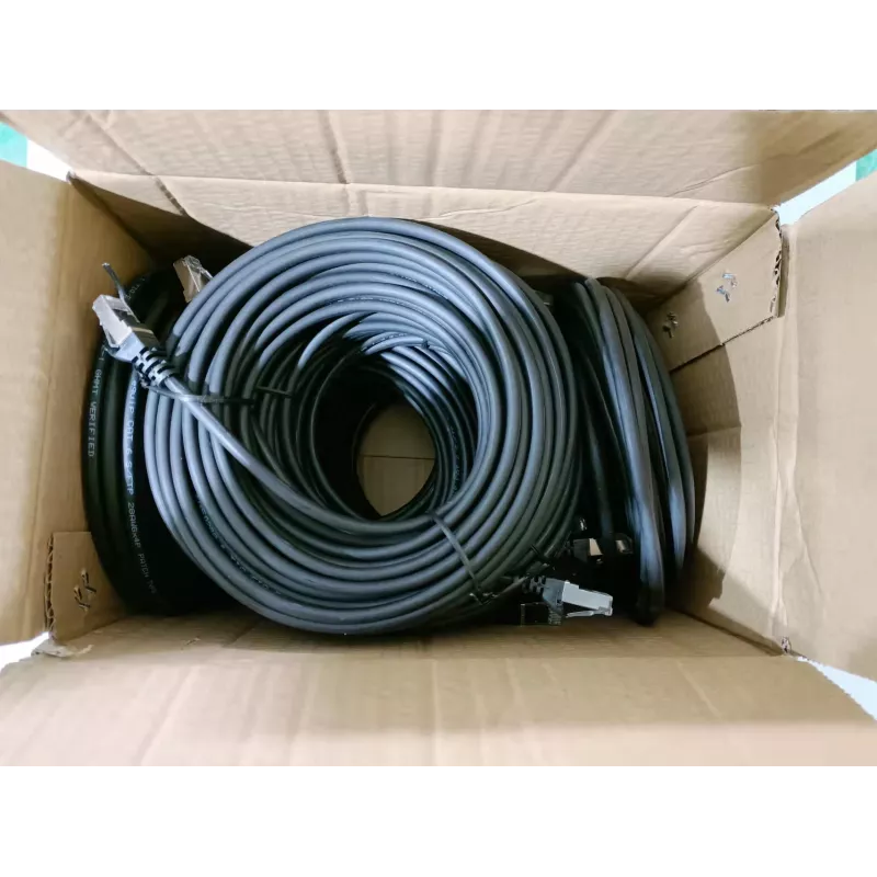 Equip Cat.6 S/FTP komutācijas kabelis, 3,0 m, melns, 50 gab./komplekts