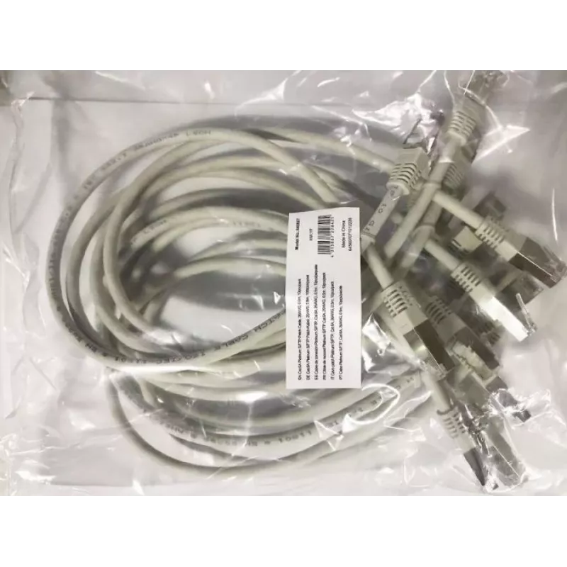 Equip Cat.6A Platinum S/FTP komutācijas kabelis, pelēka, 0.5m, 10pcs/set