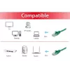 Equip Cat.6 U/UTP komutācijas kabelis, 0,15 m, zaļš, 0,15 m, Cat6, U/UTP (UTP), RJ-45, RJ-45, zaļš
