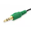 Equip Audio sadalītāja kabelis, melns, 3,5 mm, 2 x 3,5 mm, sievišķais, vīrišķais, polivinilhlorīds (PVC)