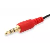 Equip Audio sadalītāja kabelis, melns, 3,5 mm, 2 x 3,5 mm, sievišķais, vīrišķais, polivinilhlorīds (PVC)