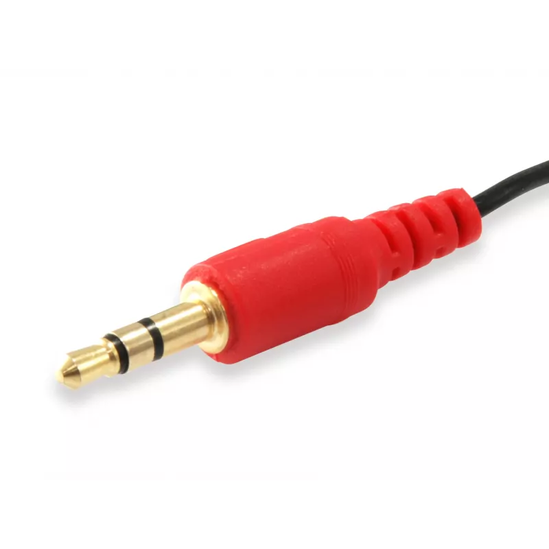 Equip Audio sadalītāja kabelis, melns, 3,5 mm, 2 x 3,5 mm, sievišķais, vīrišķais, polivinilhlorīds (PVC)