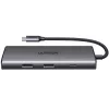 USB-C daudzfunkciju adapteris UGREEN 15531 HDMI USB 3.0 Ethernet