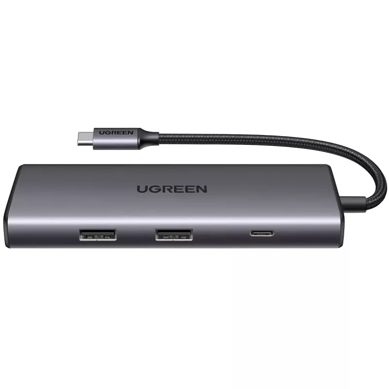 USB-C daudzfunkciju adapteris UGREEN 15531 HDMI USB 3.0 Ethernet
