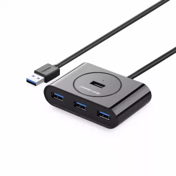 Ugreen Hub 20291 Melns 0,8 m Savietojams ar Windows un Mac