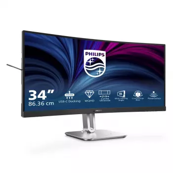 Philips 5000 sērijas 34B2U5600C/00 datora monitors 86,4 cm (34 collas) 3440 x 1440 pikseļi Dual QHD LCD Pelēks