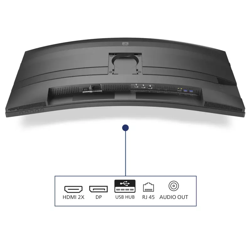 Philips 5000 sērijas 34B2U5600C/00 datora monitors 86,4 cm (34 collas) 3440 x 1440 pikseļi Dual QHD LCD Pelēks