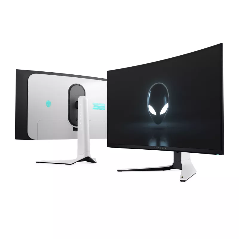Alienware AW3225QF datora monitors 81,3 cm (32 colli) 3840 x 2160 pikseļi 4K Ultra HD QD-OLED Melns, Balts