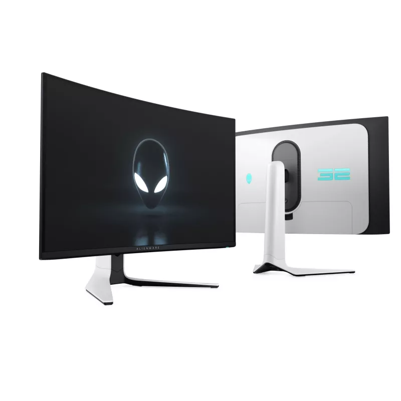 Alienware AW3225QF datora monitors 81,3 cm (32 colli) 3840 x 2160 pikseļi 4K Ultra HD QD-OLED Melns, Balts