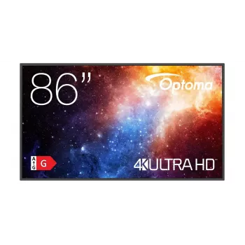 Digitālā izkārtņu plakanā paneļa Optoma N3861K 86 collu LED 4K Ultra HD