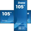 iiyama LH10551UWS-B1AG Signage Display Digitālās izkārtnes plakanais panelis 2.67 m (105 collas) LED 500 cd/m² UltraWide 5K HD Melns 24/7