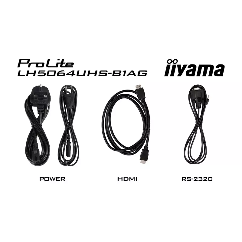 Digitālās izkārtnes plakanā paneļa displejs iiyama LH5564UHS-B1AG 55 collu 4K Ultra HD