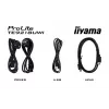 iiyama TE9218UWI-B1AG Signāla displejs Kioska dizains 2.32 m (91.5 collas) LED Wi-Fi 500 cd/m² 5K Ultra HD Melns Skārienekrāns Iebūvēts procesors Android 16/7