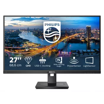 Philips 276B1/00 datora monitors 68.6 cm (27 colli) 2560 x 1440 pikseļi Full HD LED Melns