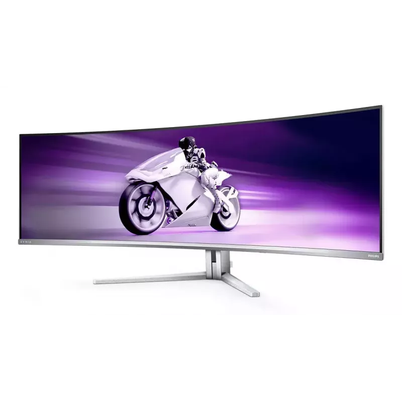 Philips Evnia 8000 49M2C8900/00 datora monitors 124,2 cm (48,9 colli) 5120 x 1440 pikseļi Dual QHD QD-OLED Balts