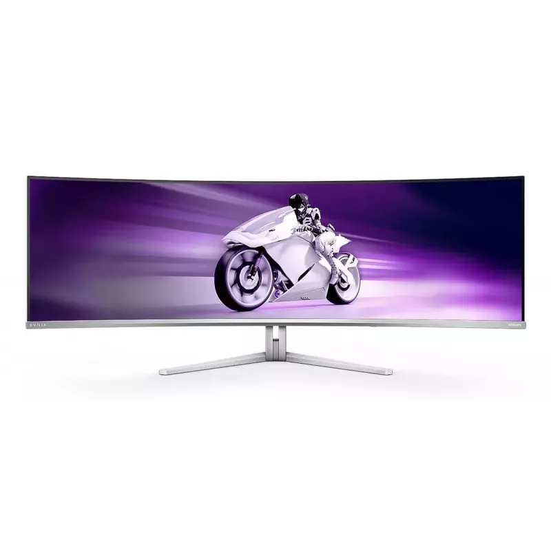 Philips Evnia 8000 49M2C8900/00 datora monitors 124,2 cm (48,9 colli) 5120 x 1440 pikseļi Dual QHD QD-OLED Balts