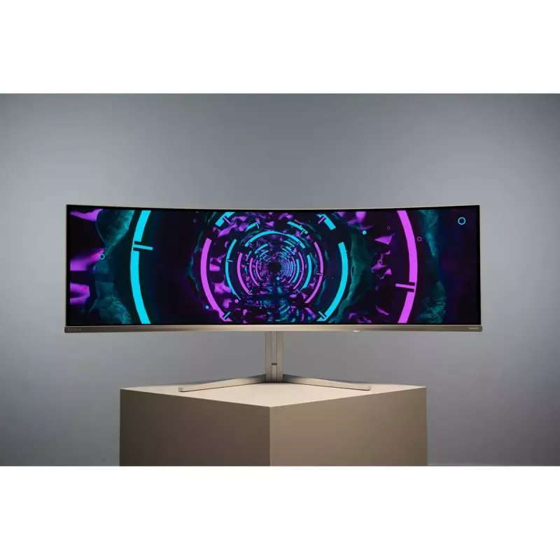 Philips Evnia 8000 49M2C8900/00 datora monitors 124,2 cm (48,9 colli) 5120 x 1440 pikseļi Dual QHD QD-OLED Balts