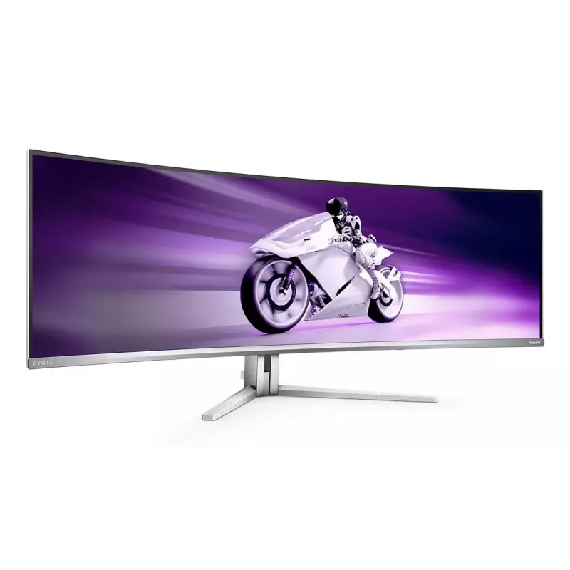 Philips Evnia 8000 49M2C8900/00 datora monitors 124,2 cm (48,9 colli) 5120 x 1440 pikseļi Dual QHD QD-OLED Balts