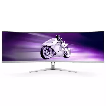 Philips Evnia 8000 49M2C8900/00 datora monitors 124,2 cm (48,9 colli) 5120 x 1440 pikseļi Dual QHD QD-OLED Balts