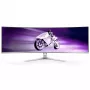 Philips Evnia 8000 49M2C8900/00 datora monitors 124,2 cm (48,9 colli) 5120 x 1440 pikseļi Dual QHD QD-OLED Balts