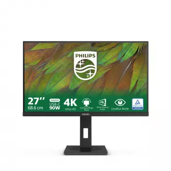 Philips 3000 series 27B1U3900/00 datora monitors 68.6 cm (27 colli) 3840 x 2160 pikseļi 4K Ultra HD LCD Melns