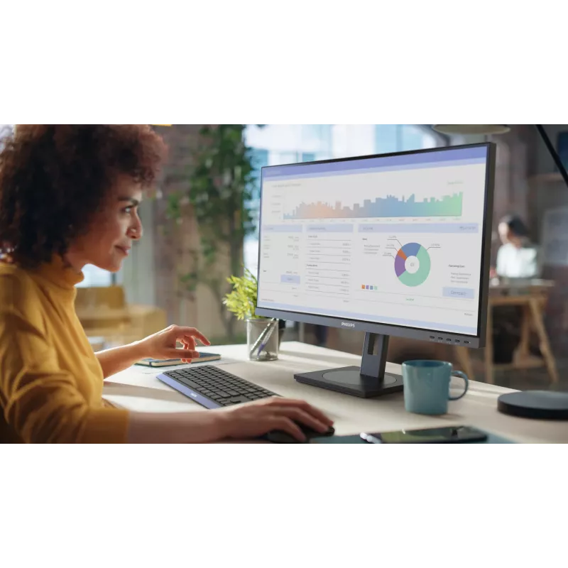 Philips 3000 series 27B1U3900/00 datora monitors 68.6 cm (27 colli) 3840 x 2160 pikseļi 4K Ultra HD LCD Melns