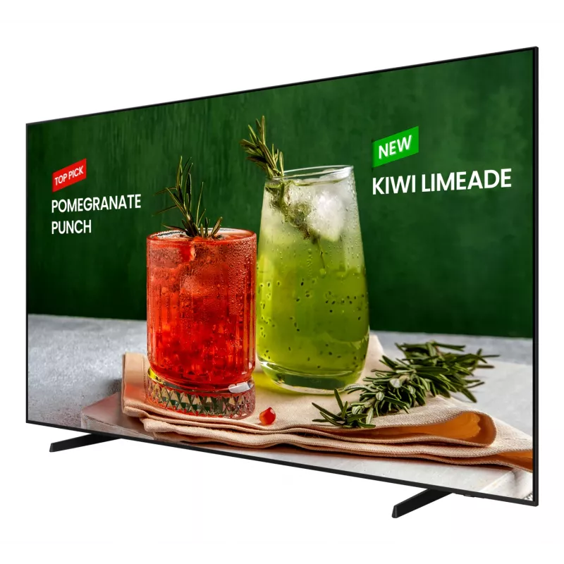 Samsung BE98D-H digitālo izkārtņu plakanais panelis 2,49 m (98 collas) LED Wi-Fi 4K Ultra HD melns iebūvēts procesors Tizen 16/7