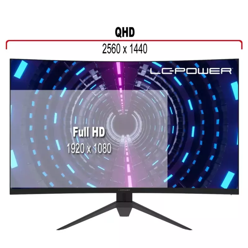 Monitor LC-Power LC-M32-QHD-165-C-V2 31.5 collu Quad HD LCD 2560 x 1440