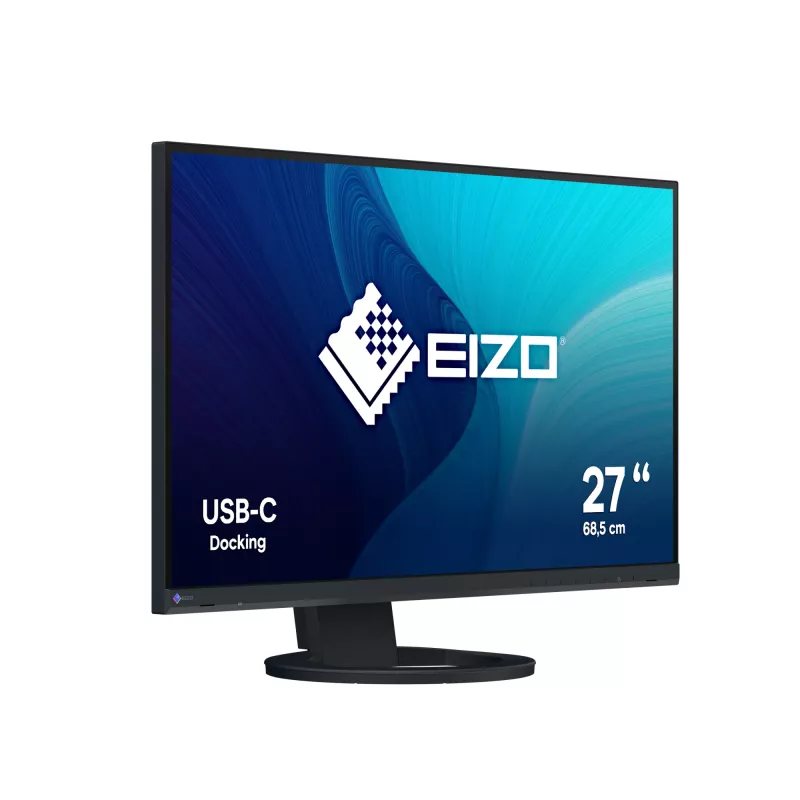 EIZO FlexScan EV2720S-BK datora monitors 68,6 cm (27 collas) 2560 x 1440 pikseļi Quad HD LCD Melns