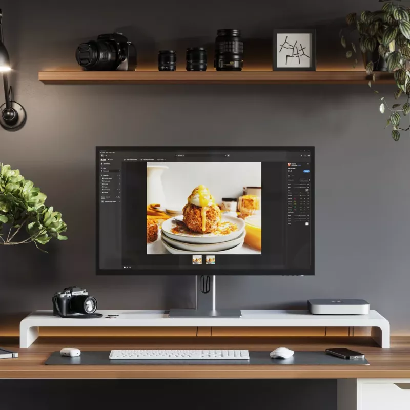 ALOGIC Desktop Monitor - Clarity Max Pro - 32in - 3840x2160 (4K UHD) ar USB-C Power Delivery un tīmekļa kameru