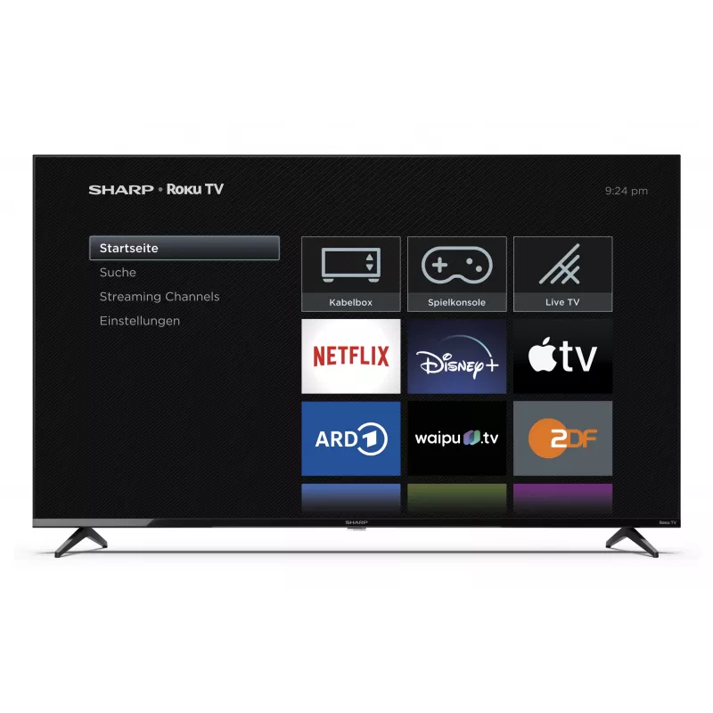 Sharp 55GJ4225E 139,7 cm (55 collas) 4K Ultra HD Smart TV Wi-Fi Melns