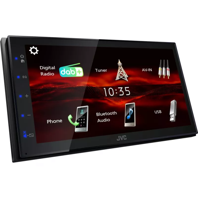 JVC KW-M180DBT auto multivides uztvērējs Melns 180 W Bluetooth
