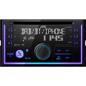 JVC KW-DB95BT melns 200 W Bluetooth