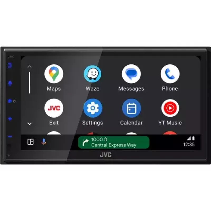JVC KW-M595DBT automašīnas multimediju uztvērējs Melns Wi-Fi 22 W Bluetooth